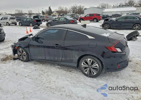 2016 Honda Civic Ex z USA, uszkodzony, nr VIN 2HGFC3B30GH353940